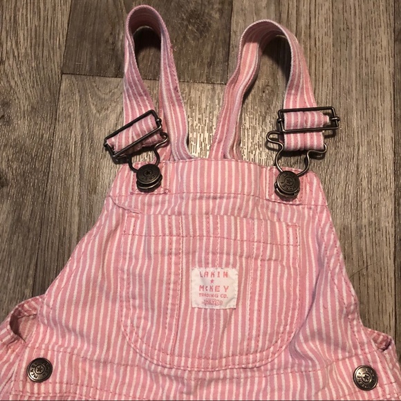 Lakin Mckey Denim Conductor Style Bib Overalls - Picture 3 of 7